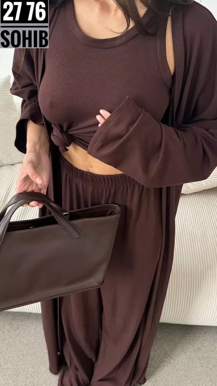 женские костюмы,женский костюм тройка,брючные костюмы женские,костюм с брюками палаццо,удлиненный кардиган