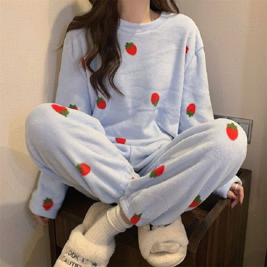 пижама теплая,женский пижама,шерстяная пижама женская,пижама розовый,пижама с совами женская