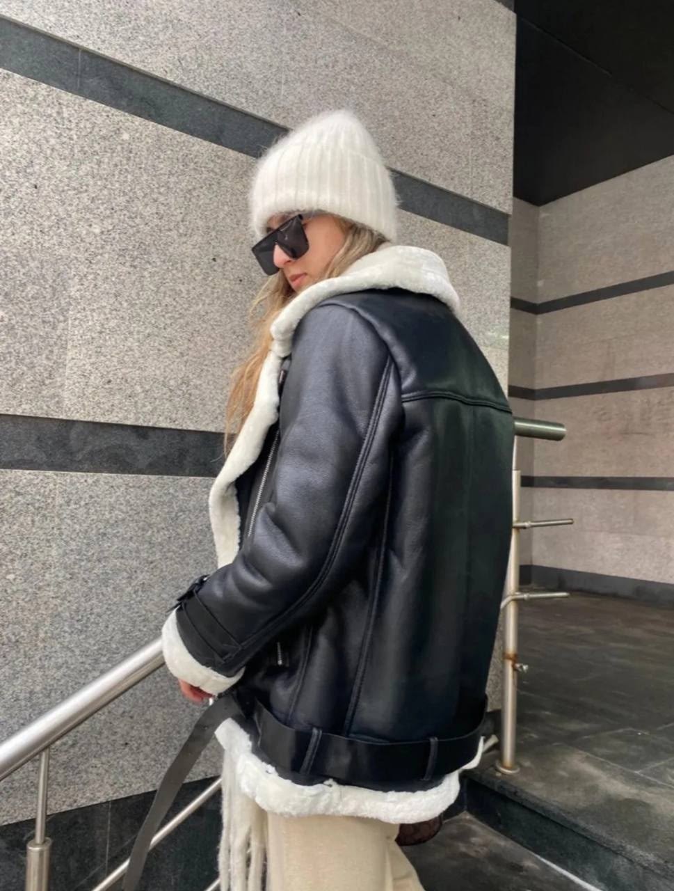 дубленка женская,дубленка эко-кожа,дубленка,дубленка авиатор,дубленка авиатор женская