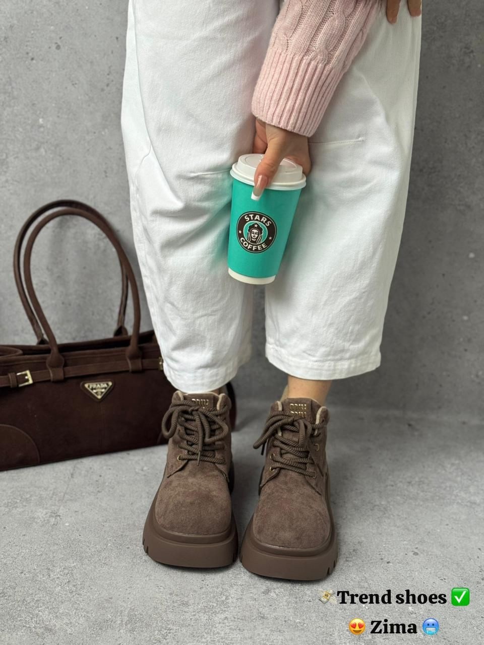 ,ботинки,зимние женские ботильоны на платформе и каблуке кофейный,женские ботинки,женские ботильоны на платформе