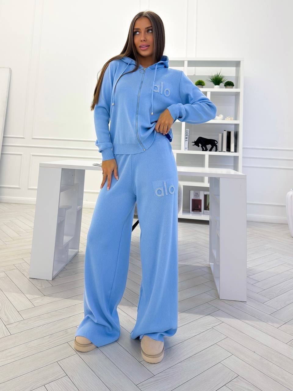 женский костюм,костюм голубой,спортивный костюм женский,трикотажный костюм,костюм кашемировый женский