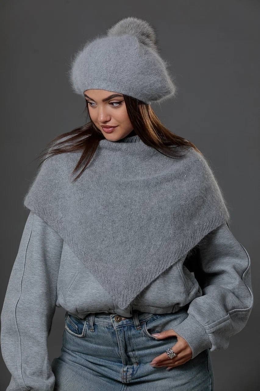 шапка платок,женская шапка,шапка,комплект шапок,шапки для женщин