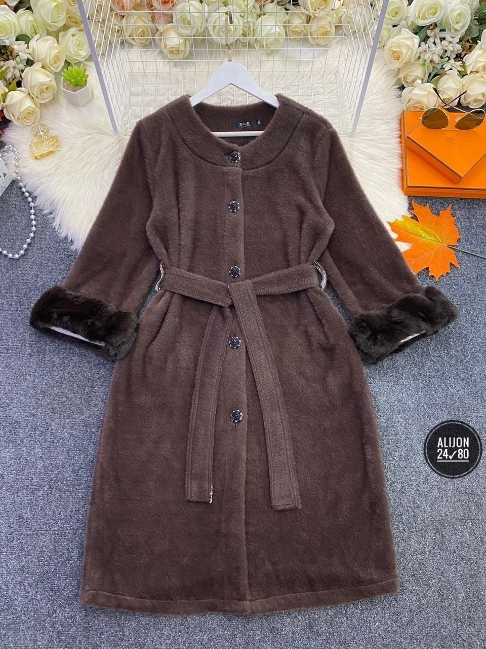 пальто из меха,женская дубленка,женское пальто,мутоновая шуба,пальто