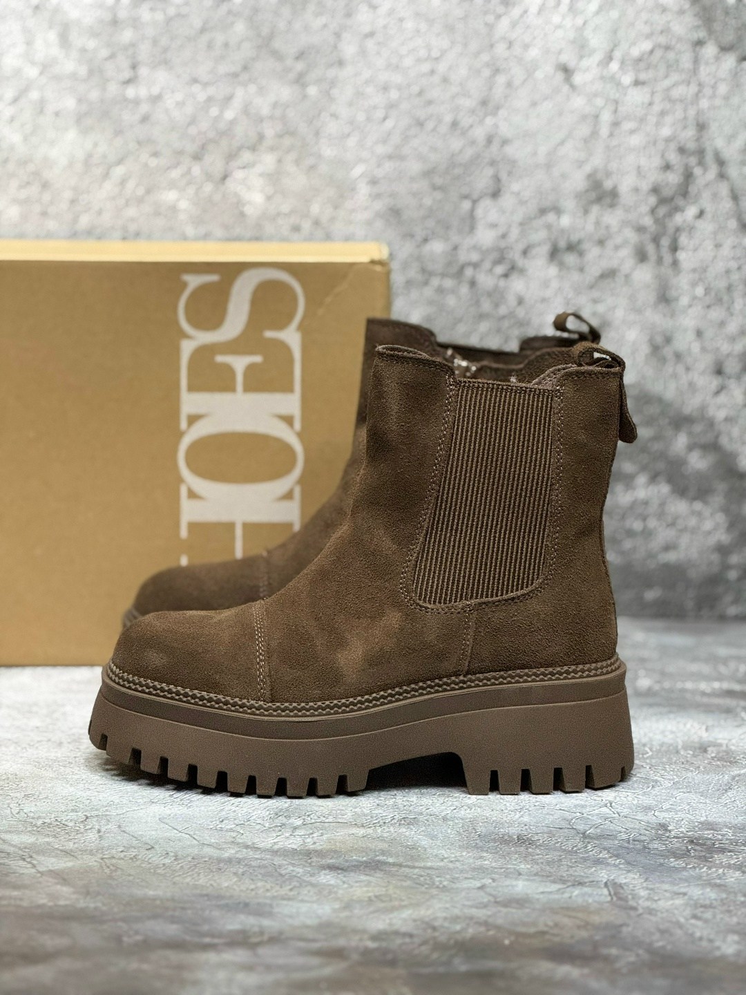 ,ботинки челси,замшевые ботинки,женские ботинки челси,ботинки челси reversal размер 37 зеленый хаки коричневый