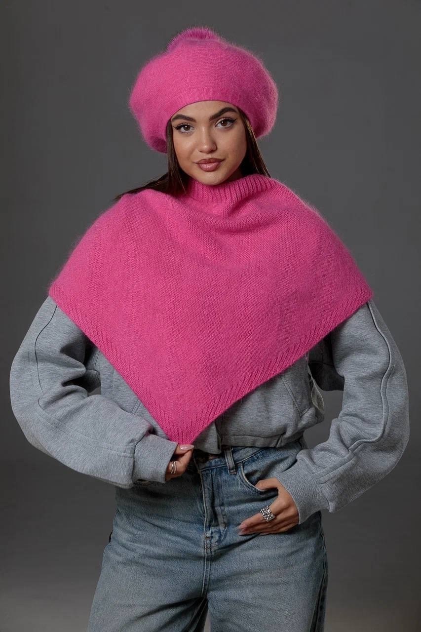 шапка платок,женская шапка,шапка,комплект шапок,шапки для женщин