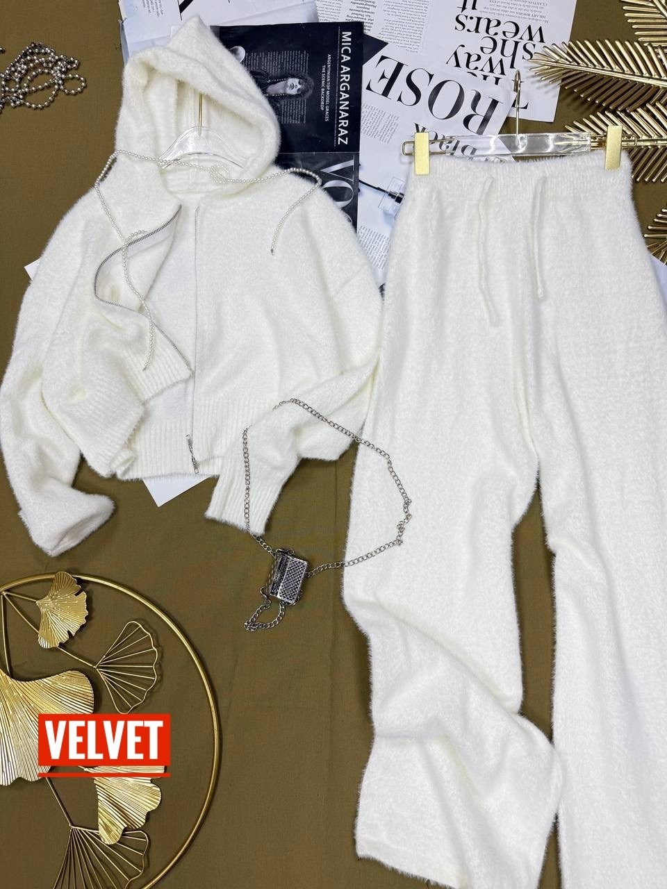 костюм на молнии вельветовый 2 в 1 оверсайз kod 312,велюровый костюм женский,костюм велюровый,женский костюм,флисовый костюм