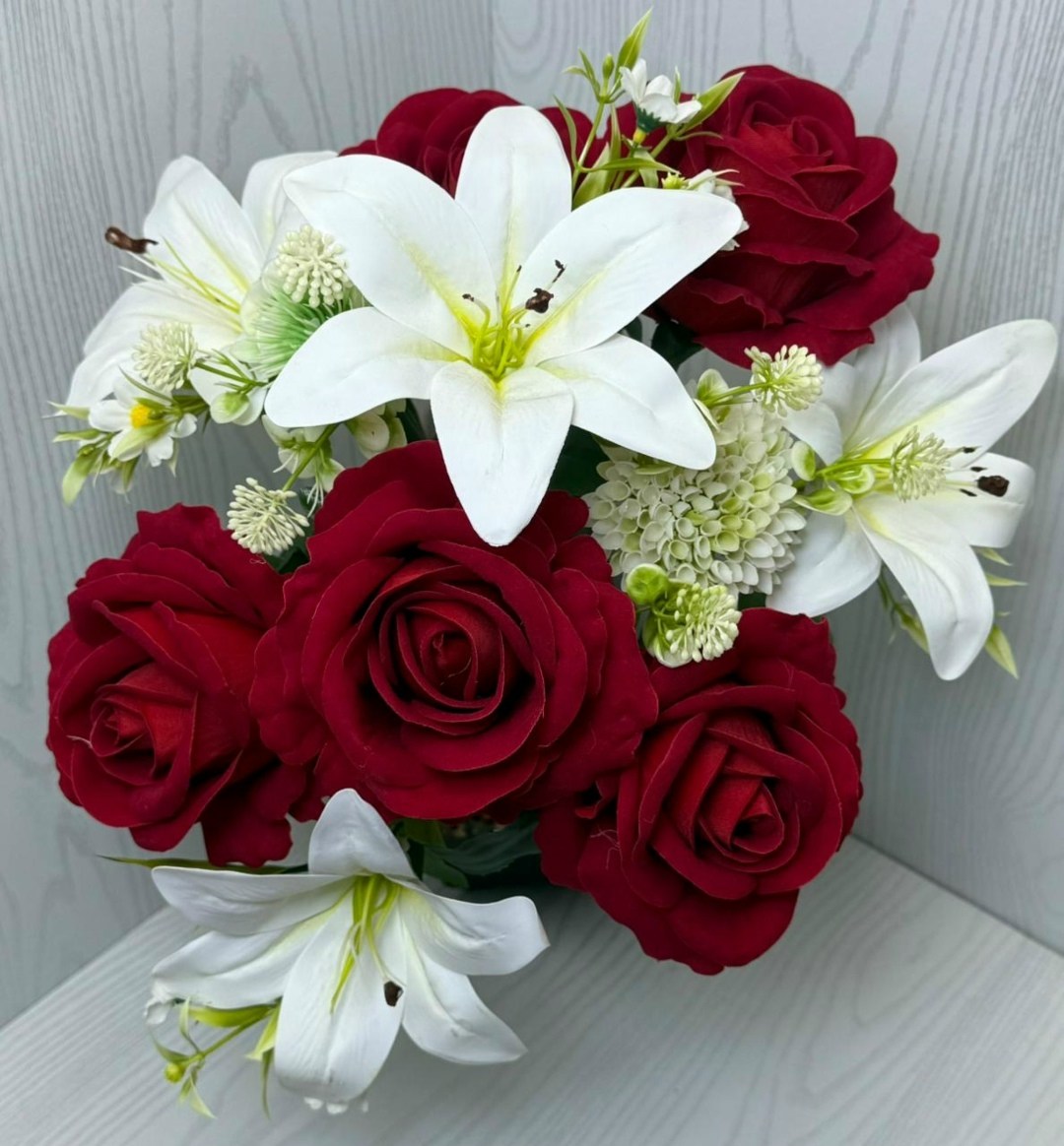 лилии и розы,букет,букет лилий,букет лилии,букет "роза и лилии"