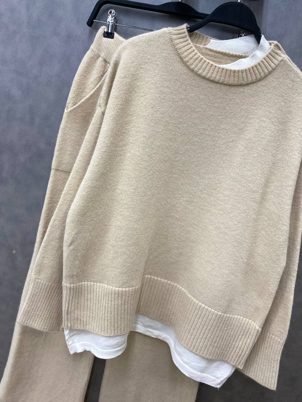 женский кашемировый свитер с высоким воротом,свитер оверсайз,вязаный свитер оверсайз,женский свитер оверсайз,пуловер оверсайз