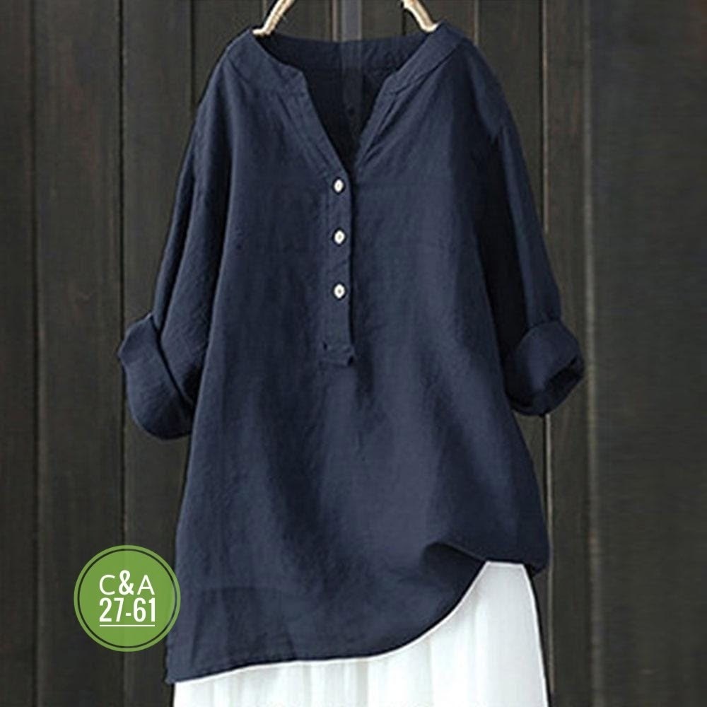 женская однотонная рубашка с длинным рукавом,женская однотонная рубашка с длинными,женская рубашка из хлопка и льна,блузка женская льняная,женская льняная рубашка