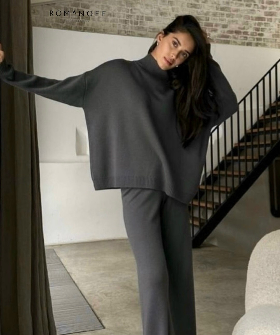 костюм трикотажный с брюками micioha 255410324,костюм трикотажный теплый с брюками micioha 255410324,костюм двойка кашемир,костюм трикотажный с брюками micioha,костюм трикотажный с брюками micioha 275