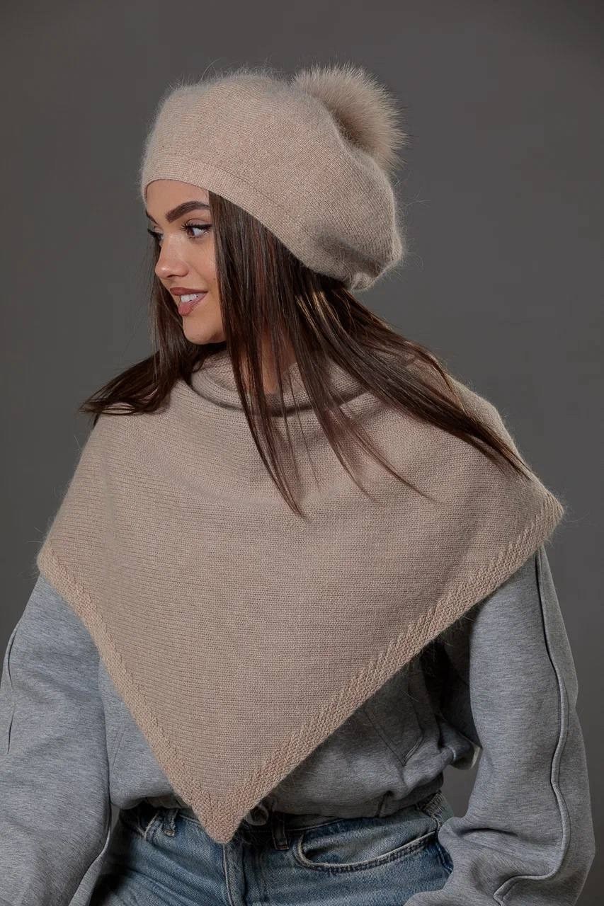 шапка платок,женская шапка,шапка,комплект шапок,шапки для женщин