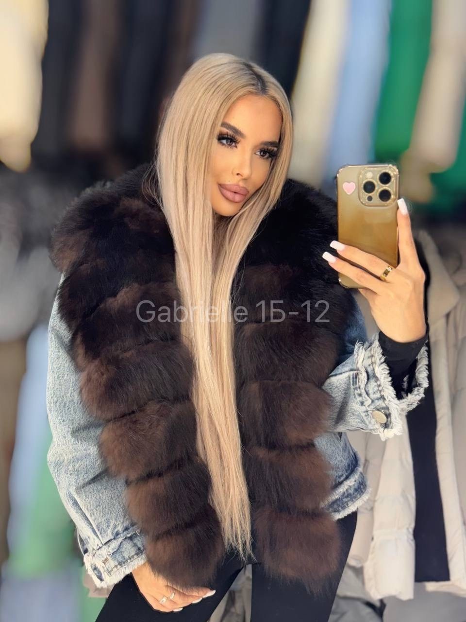 джинсовая куртка с мехом песца,джинсовка с мехом песца,женская джинсовая куртка с мехом песца,куртка с натуральным мехом,джинсовая куртка с мехом