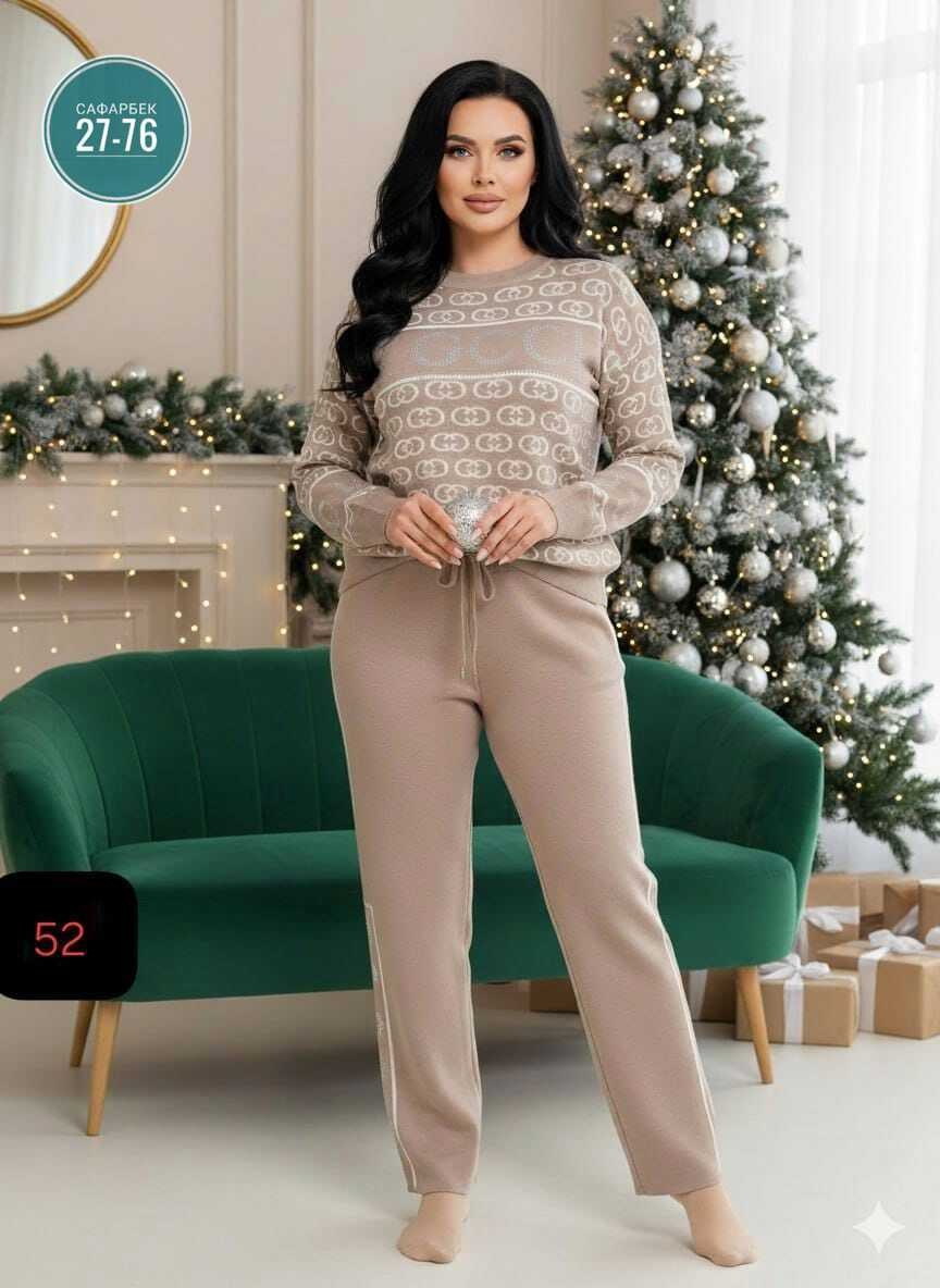 костюм женский,вязаные костюмы,трикотажный костюм двойка вязаный myla fashion,костюм бежевый,женский костюм вязаный