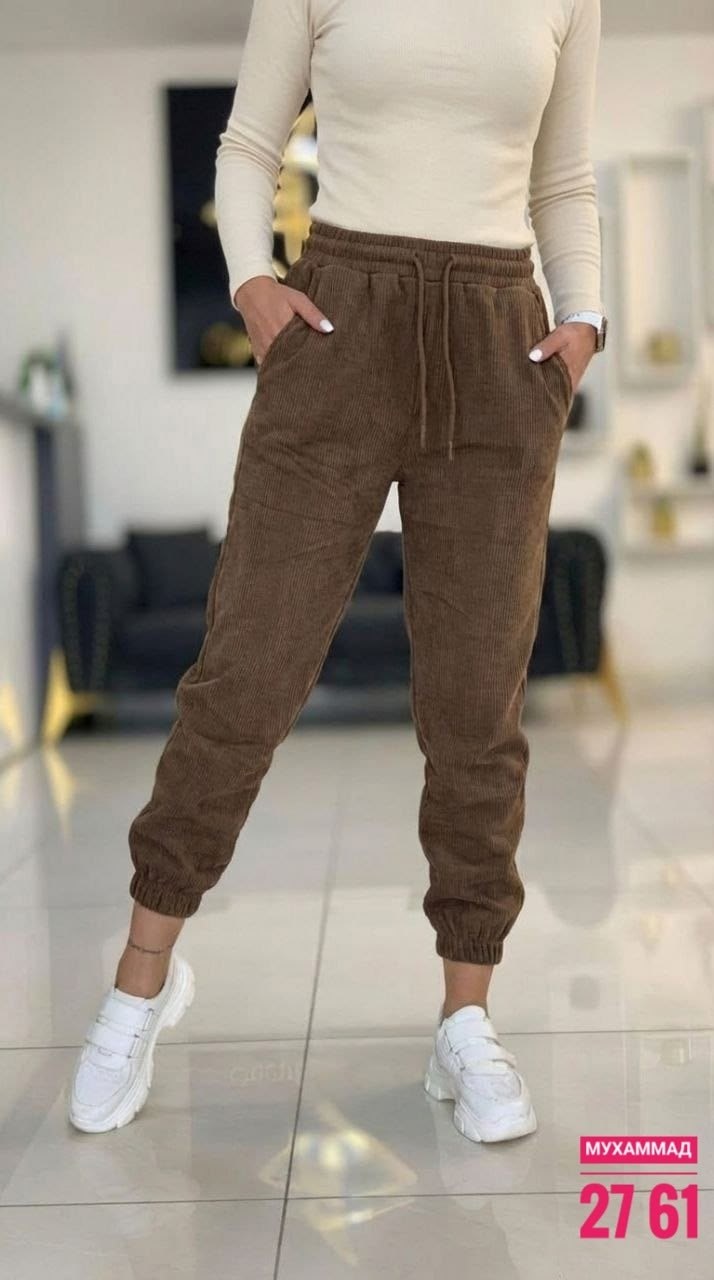 штаны женские,джоггеры женские,брюки джоггеры,штаны вельвет,штаны на флисе