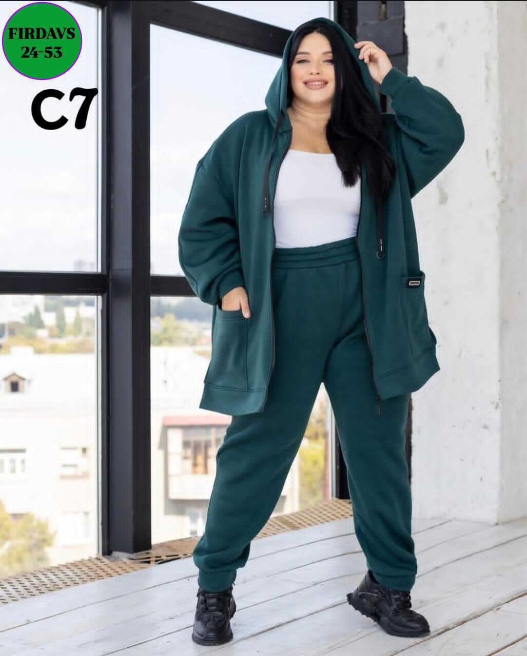 костюм женский на флисе,cпортивный костюм больших размеров,костюм флисовый женский,спортивные костюмы женские,толстовка на молнии из футера 3х нит.начес глициния