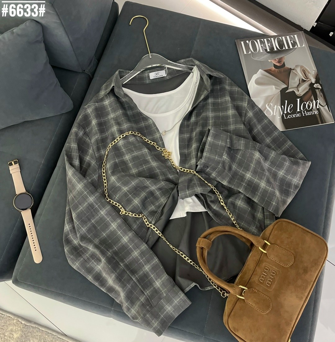 рубашка в клетку с майкой beststyle,рубашка в клетку dej 369033302,рубашка в клетку,женская рубашка в клетку,рубашка в клетку оверсайз удлиненная