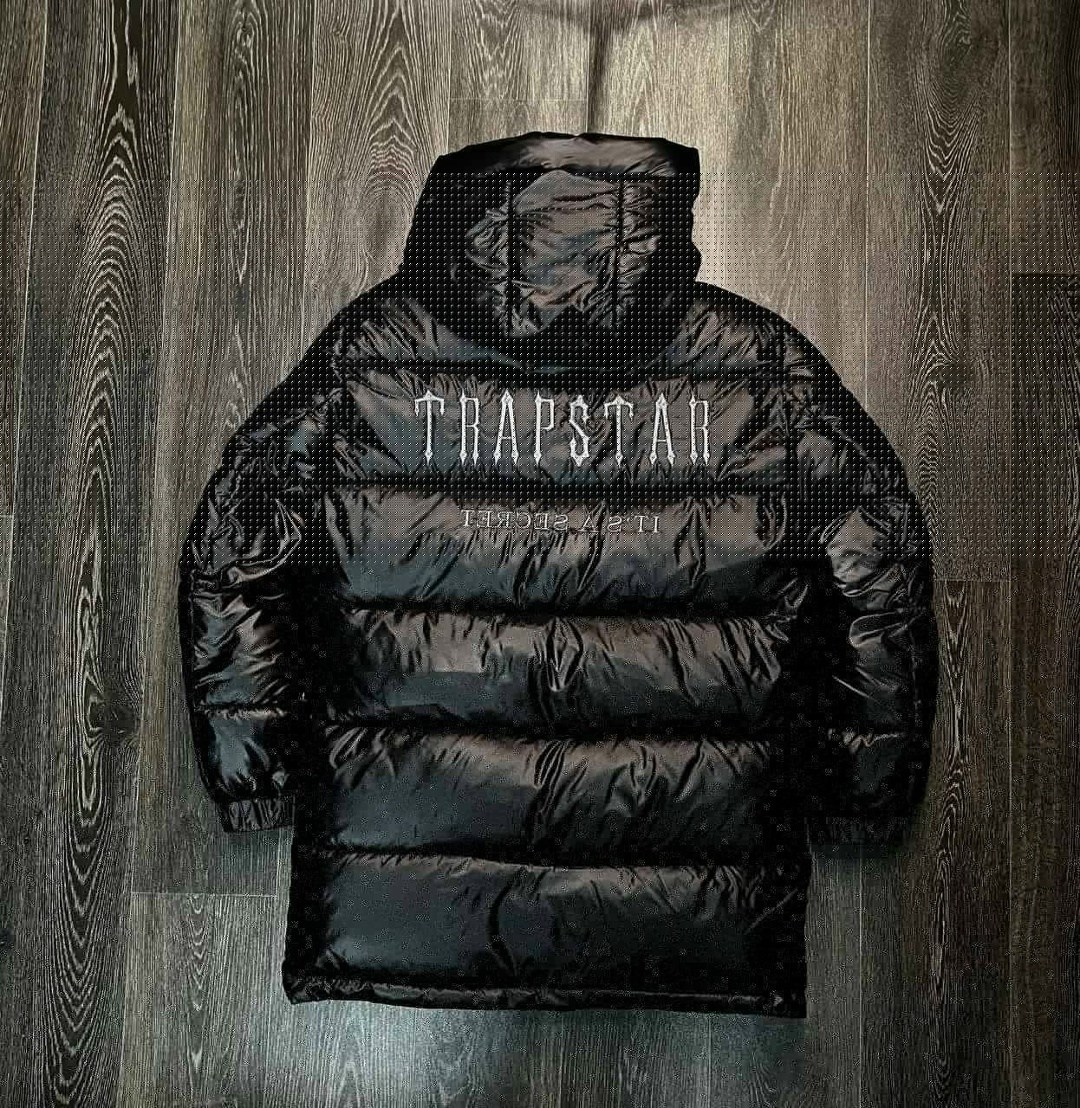 мужская зимняя куртка,пуховик глянцевый trap star,пуховик trapstar,пуховик,пуховик мужской зимний