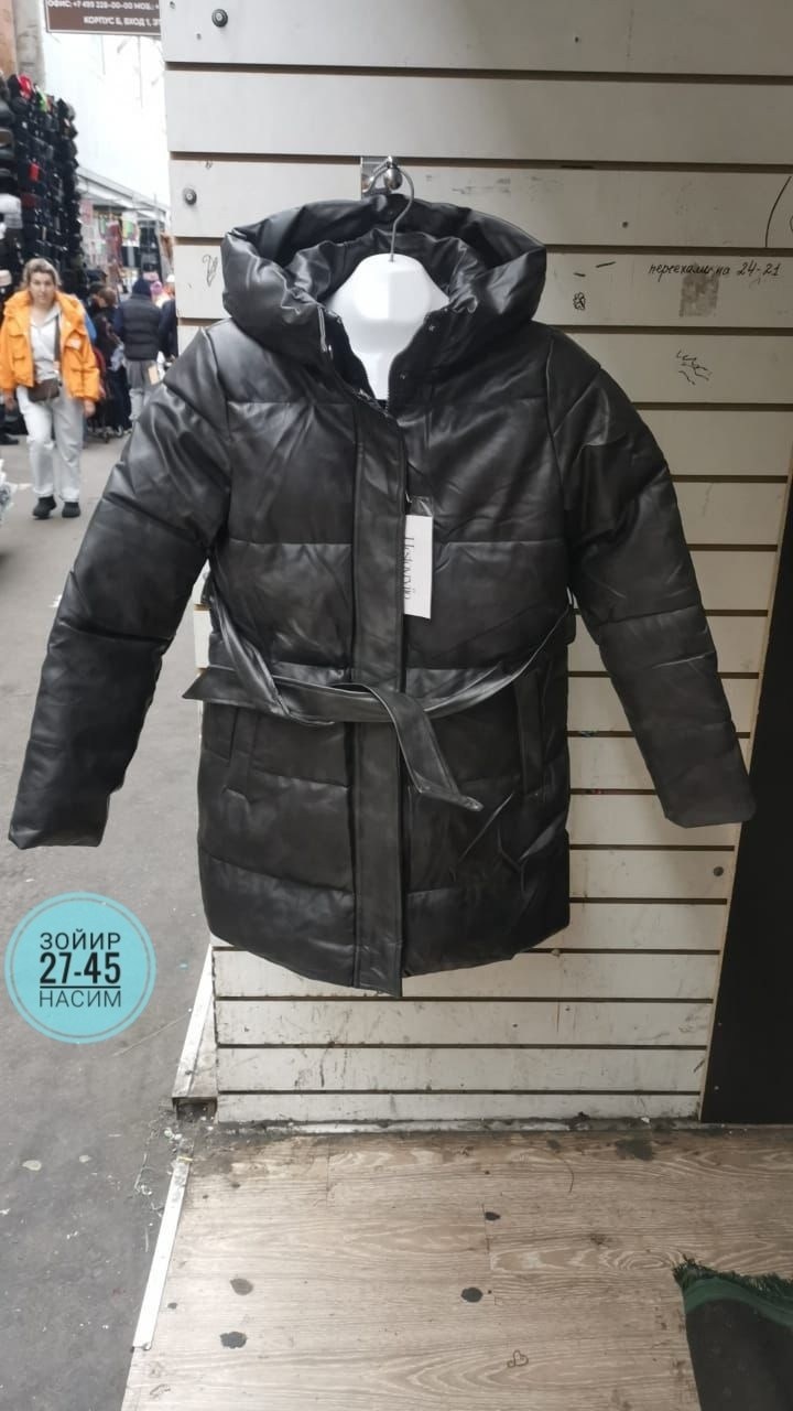 куртка женская из экокожи,женская зимняя куртка,удлиненная куртка,пуховик из экокожи,куртка женская