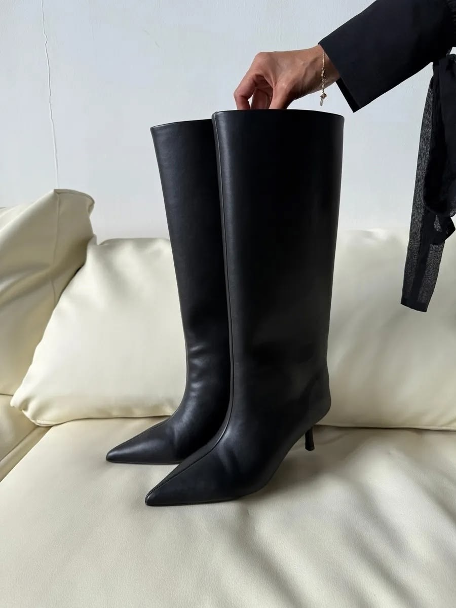 сапоги,,женские сапоги,сапоги трубы на каблуке,модные сапоги