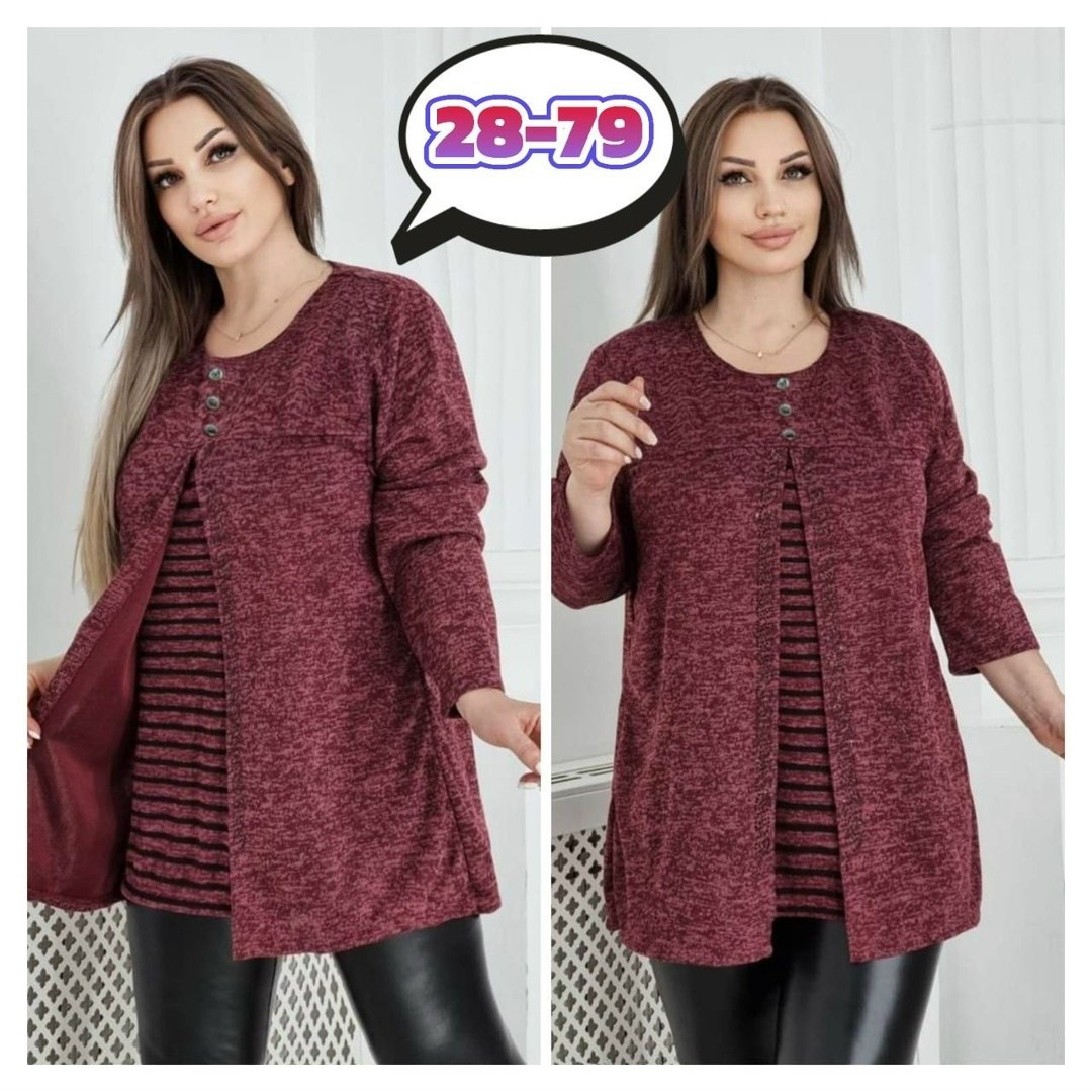 туника большие размеров,туника теплая большие размеры,кофта фиолетовая,женская кофта,туника женская