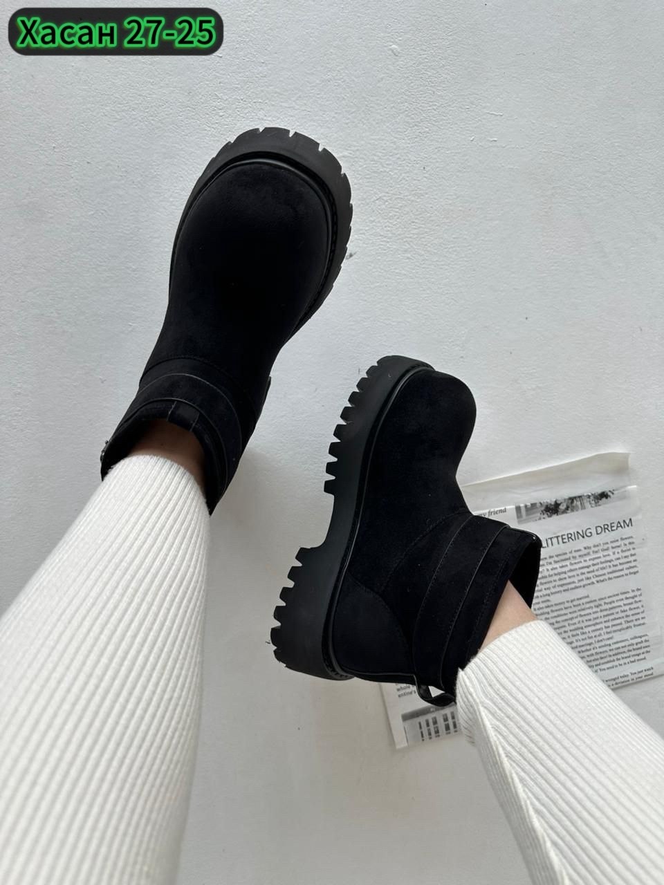 ,ботинки зимние замшевые на платформе derio 283000136, женская,ботинки,ботинки женские