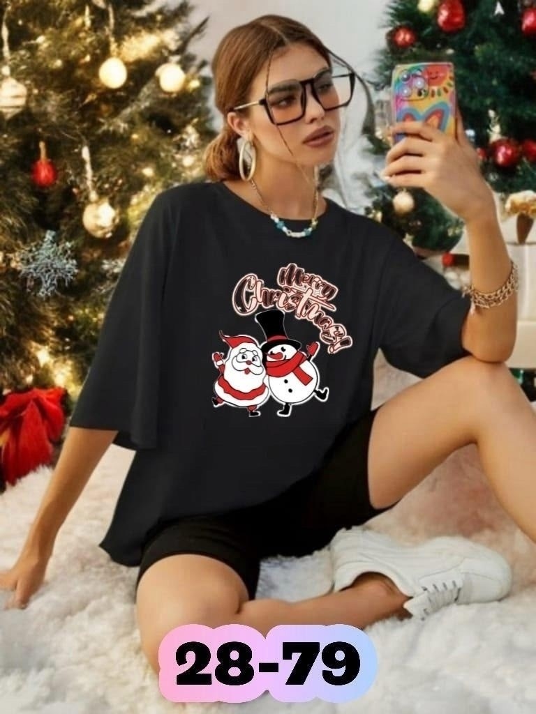 оверсайз футболка,футболка оверсайз с принтами,женская футболка,женская футболка оверсайз,футболка оверсайз новогодняя