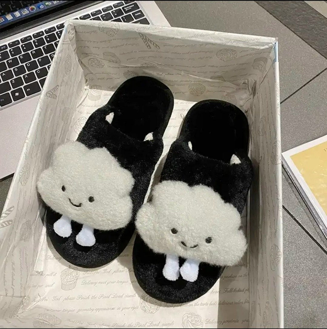 домашние тапочки теплые,плюшевые домашние тапочки,тапочки с персиком,плюшевые тапочки,домашние тапочки