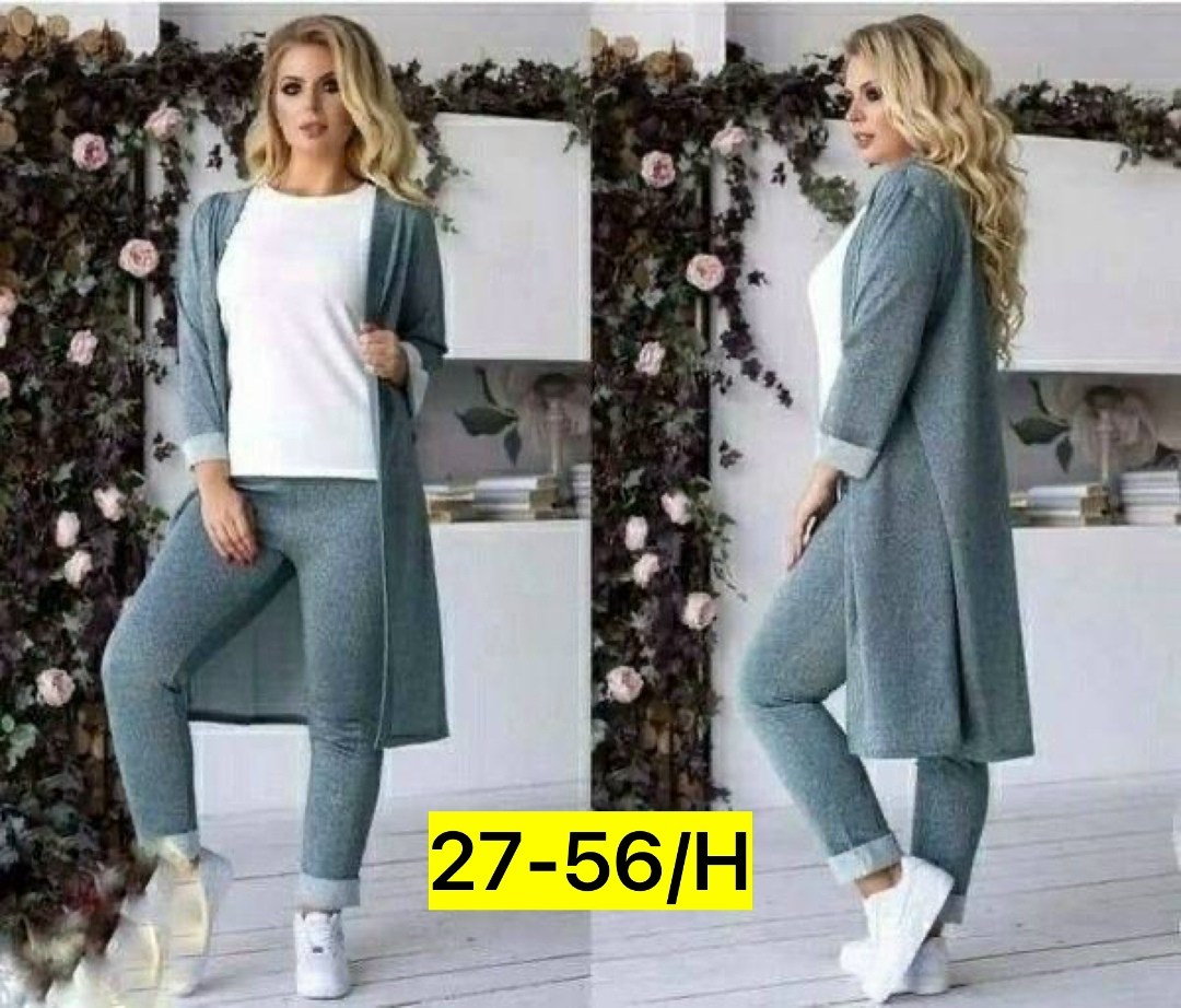 костюм женский тройка с кардиганом,костюм брючный тройка женский с длинным кардиганом,костюм двойка женская,женские брючные костюмы больших размеров,брючный костюм женский 50-52 размера