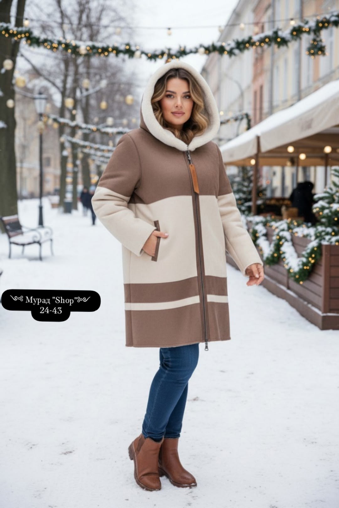 шуба из овчины,шуба женская,шуба овчина,дубленка шуба зимняя двухсторонняя с капюшоном длинная evle,дубленка пальто