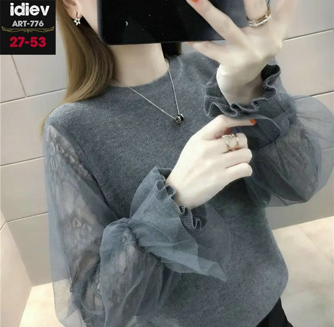 джемпер с кружевом,свитер с кружевом,женский джемпер с кружевным рукавом,кофта нарядная с кружевными рукавами,кружевные рукава