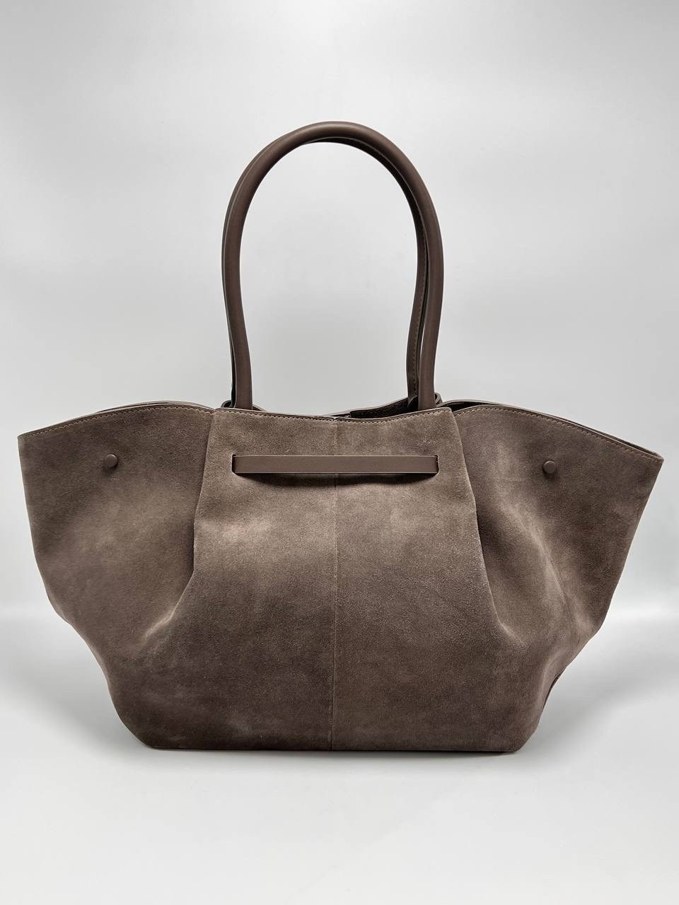 сумка demellier 56-30-34 натуральная замша большой размер,замшевая сумка,сумка demellier натуральная замша,сумка polene натуральная замша,женская замшевая сумка