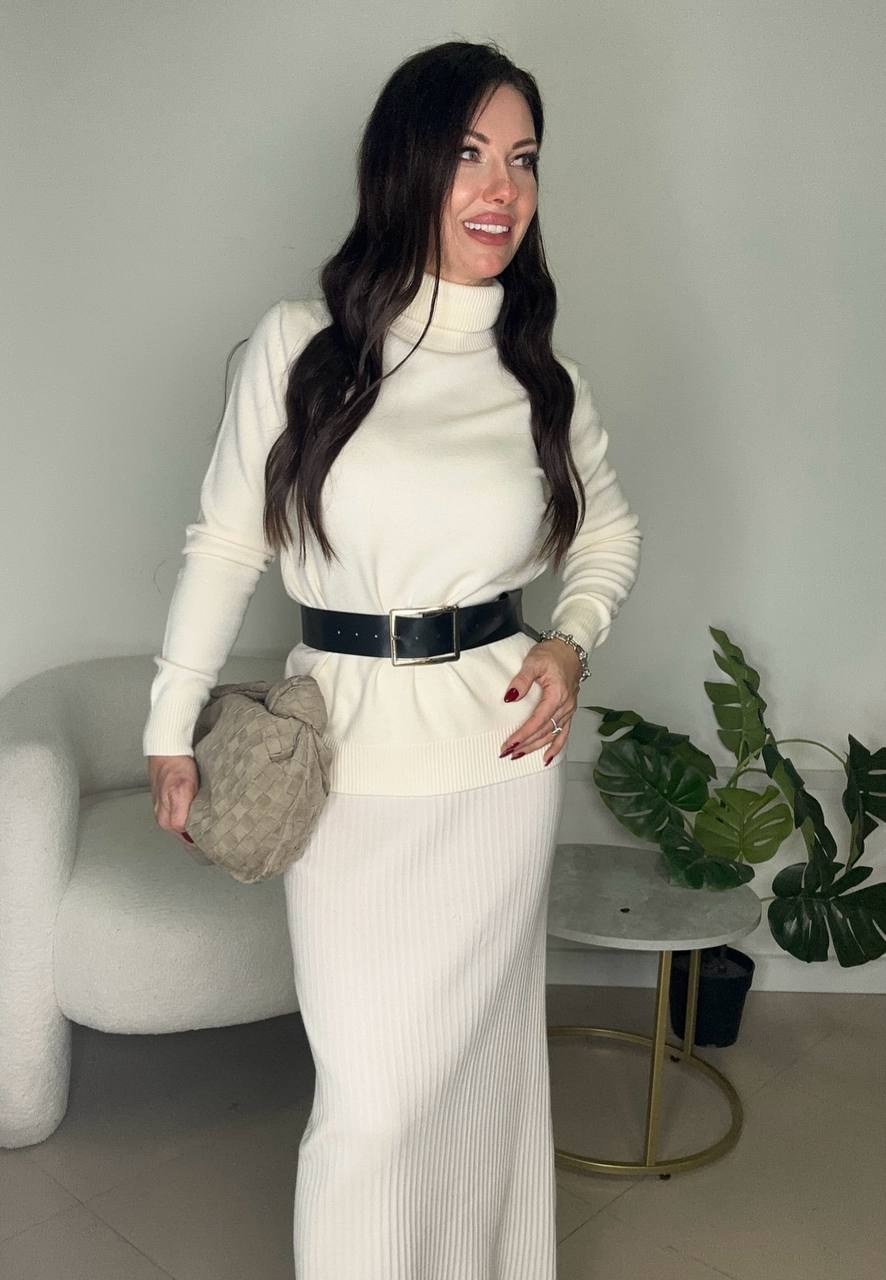 костюм двойка с юбкой вязаный трикотажный теплый paulina brands,трикотажные костюмы,трикотажный костюм женский с юбкой,вязаный костюм с юбкой,костюм с юбкой