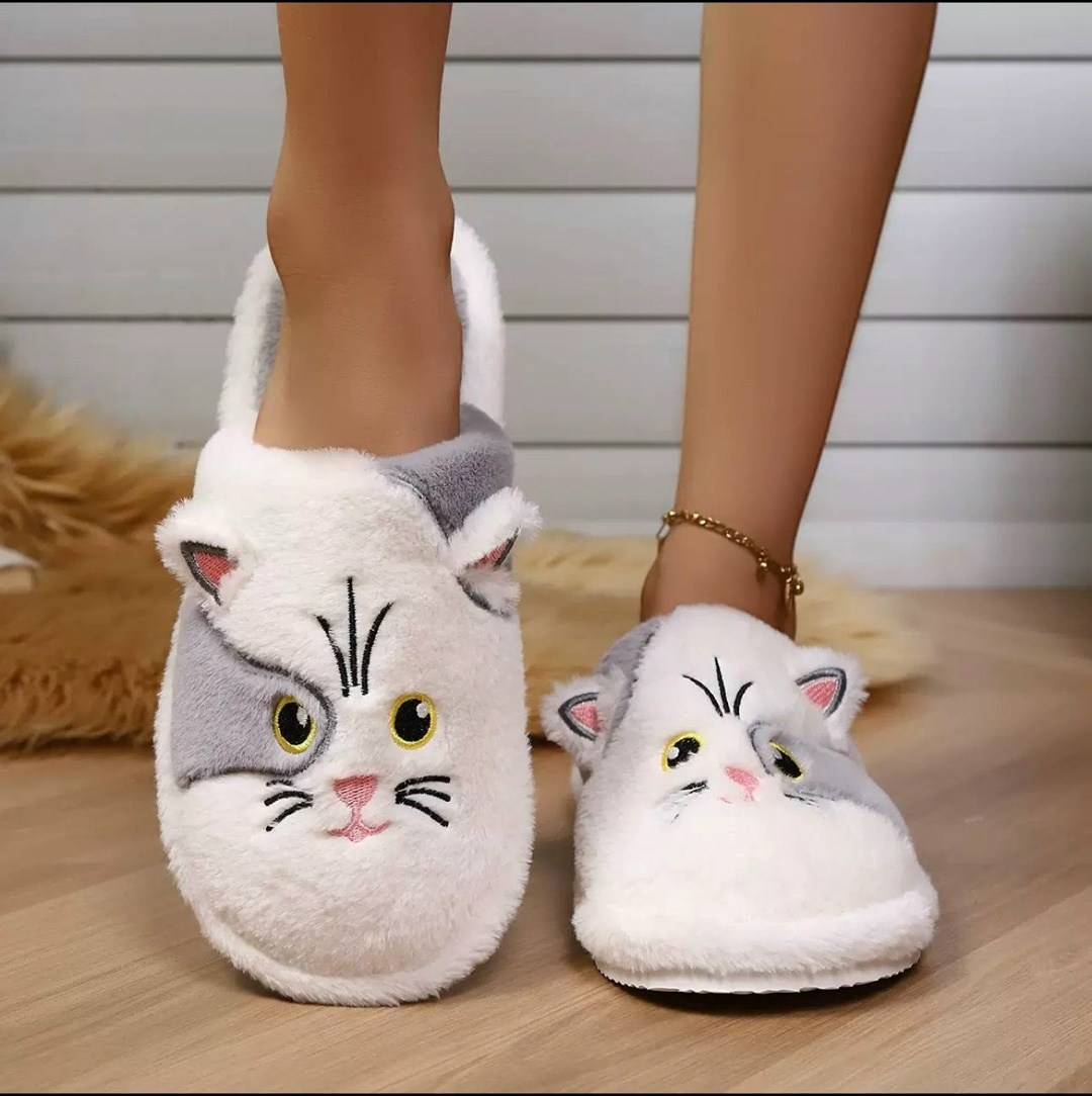 cat slippers женские легкие пушистые домашние тапочки,домашние тапочки,тапочки домашние теплые,женские домашние тапочки,милые тапочки