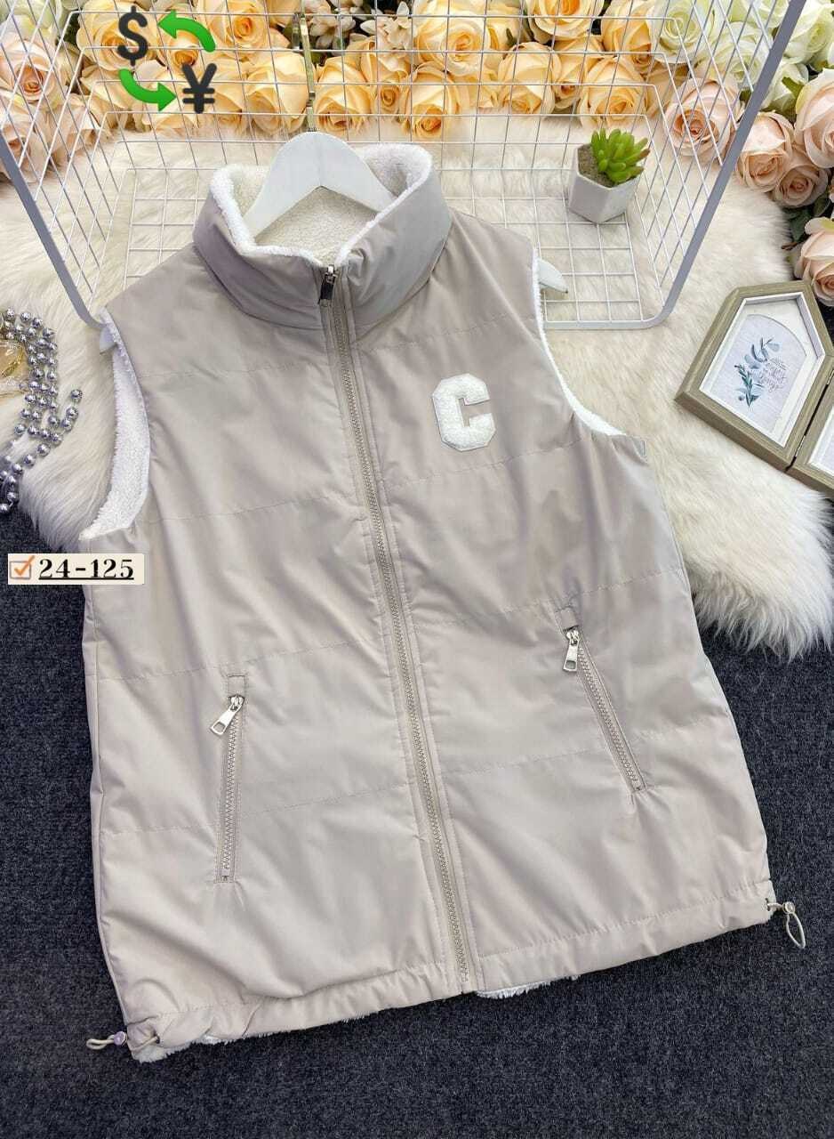 жилетка женская,жилетка двухсторонняя,двухсторонняя жилетка женская,жилет двусторонний,жилет женский