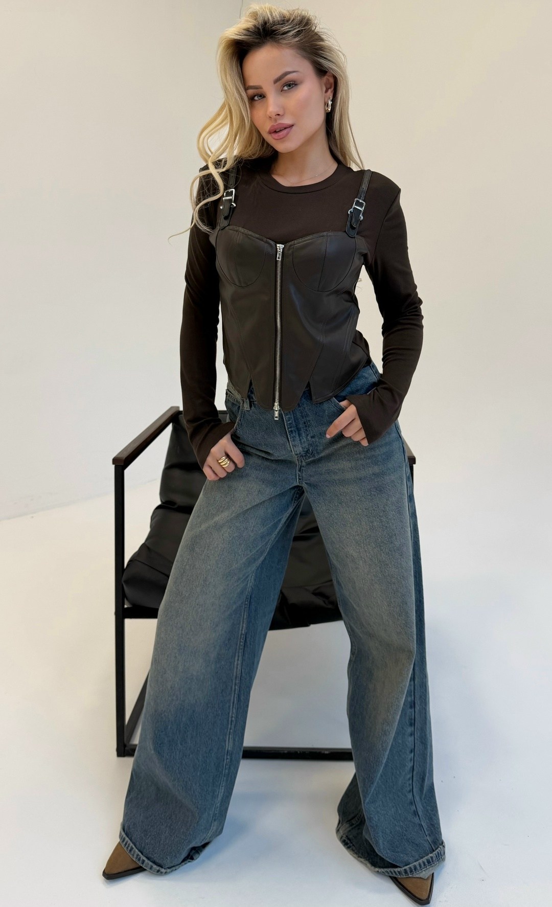 лонгслив на молнии,модные джинсы,джинсы женские,одежда женская