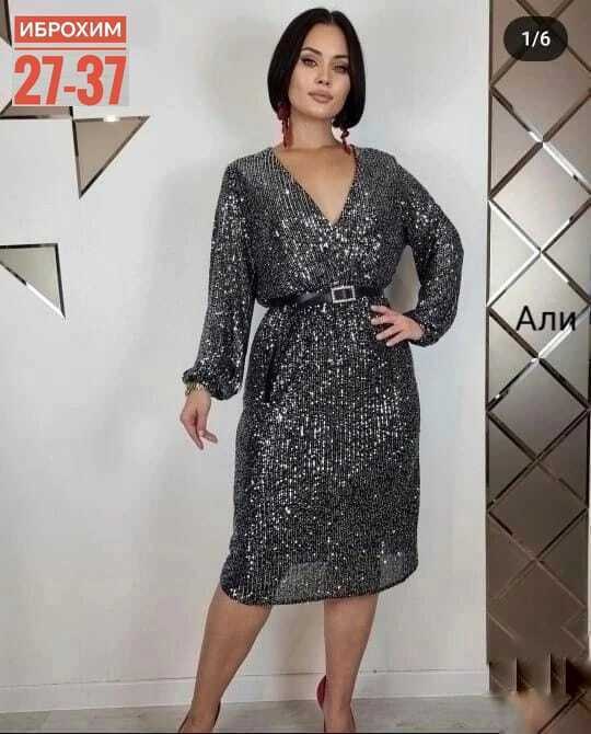 платье женское с пайетками,женское платье ткань пайетка,платье женское нарядное,платье больших размеров с пайетками,блестящее платье с пайетками большого размера для полных женщин