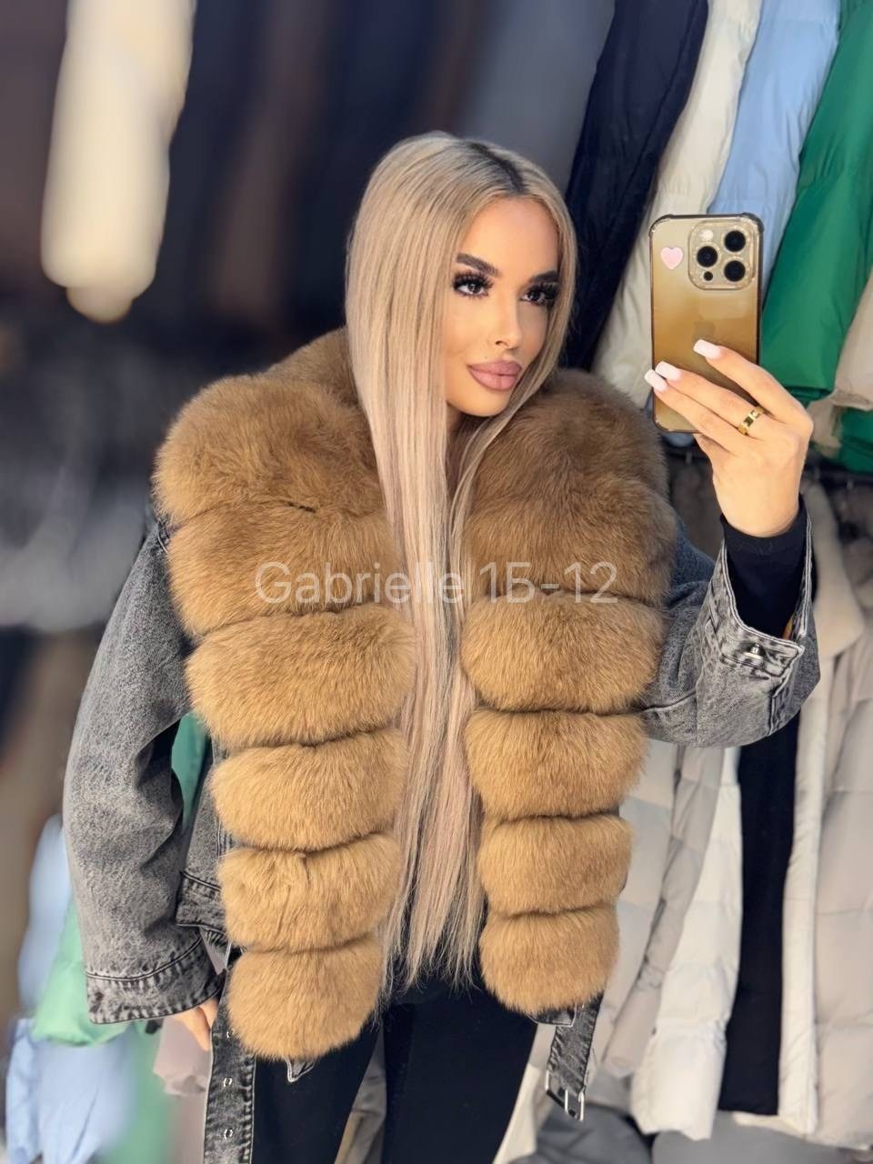 джинсовая куртка с натуральным мехом песца,куртка джинсовая с мехом песца,джинсовка с мехом песца,джинсовая куртка с натуральным мехом,куртка джинсовая с мехом