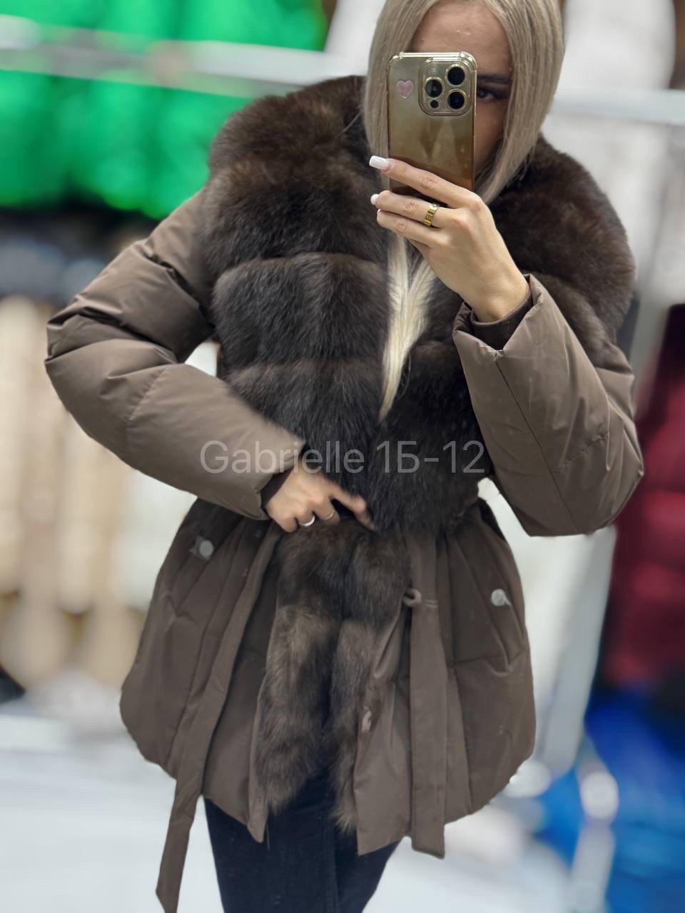 пуховик с натуральным мехом,пуховик с мехом,парка с мехом,пуховик женский,куртка - пуховик с мехом песца city furs