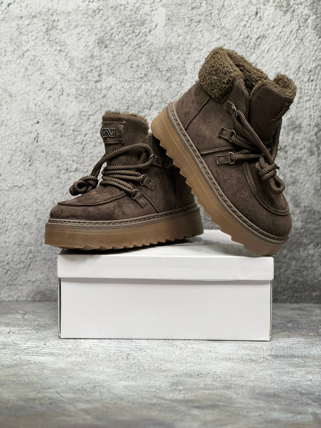 ,женские угги, женская,женские зимние ботинки из коровьей замши на платформе,зимняя женская