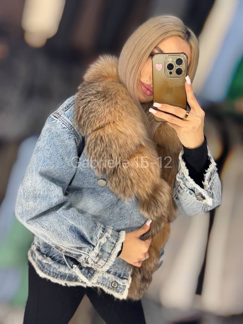 джинсовка с мехом,джинсовка с мехом куницей,джинсовая куртка с мехом,джинсовая куртка женская с мехом,джинсовка с мехом женская