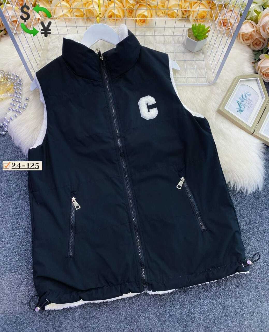 жилетка женская,жилетка двухсторонняя,двухсторонняя жилетка женская,жилет двусторонний,жилет женский