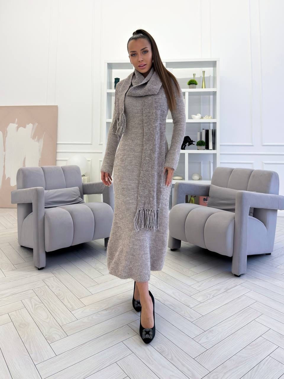 платье вязаное длинное,платье вязаное,платье вязаное женское,теплое вязаное платье,трикотажное платье