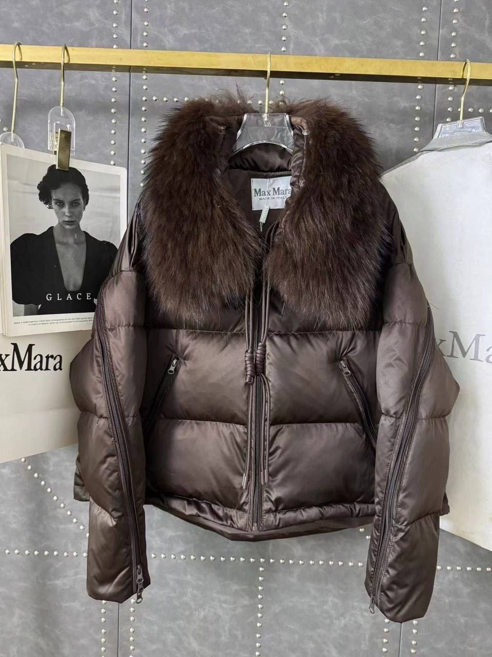 зимняя куртка-пуховик,пуховик с натуральным мехом,пуховик женский,короткий пуховик,пуховик