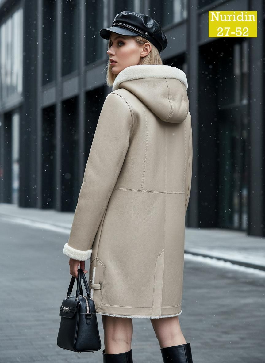 зимняя дубленка двухсторонняя almita 271842965,дубленка женская каляев 69958 серая 54 ru,дубленка женская,дубленка двусторонняя,дублёнка женская зимняя