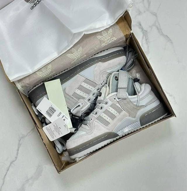 кроссовки adidas,кроссовки bad bunny x adidas forum buckle low,adidas forum low bad bunny grey,адидас кроссовки,кроссовки adidas bad bunny