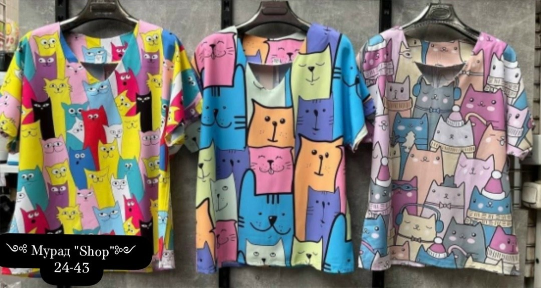 женские футболки с принтом,летние женские футболки,женские модные повседневные футболки,модные футболки,блузка с котиками