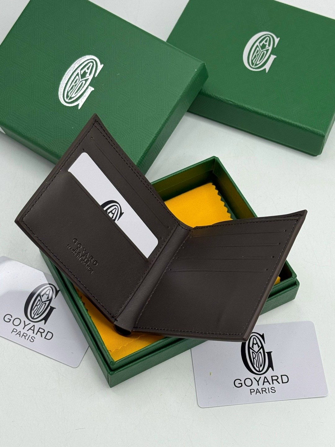 кошелек goyard,goyard wallet,картхолдер goyard,кошелек визитница,кошелек из натуральной кожи портмоне