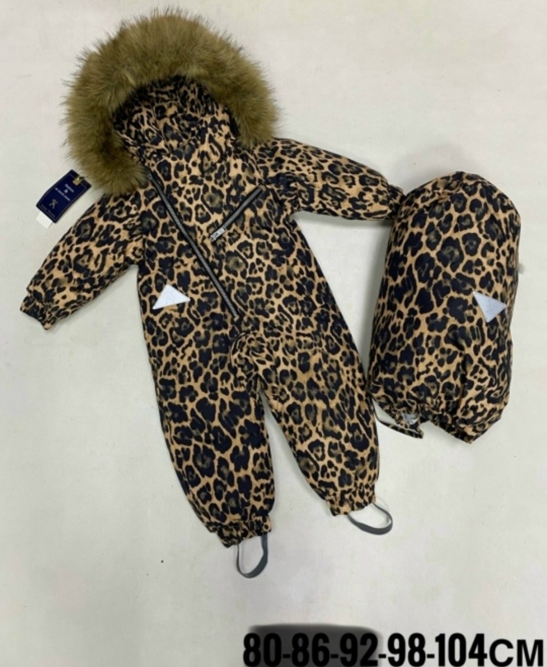 комбинезон зимний,комбинезоны зима,зимний леопардовый комбинезон для девочки d123,детский зимний комбинезон,комбинезон зима 2025