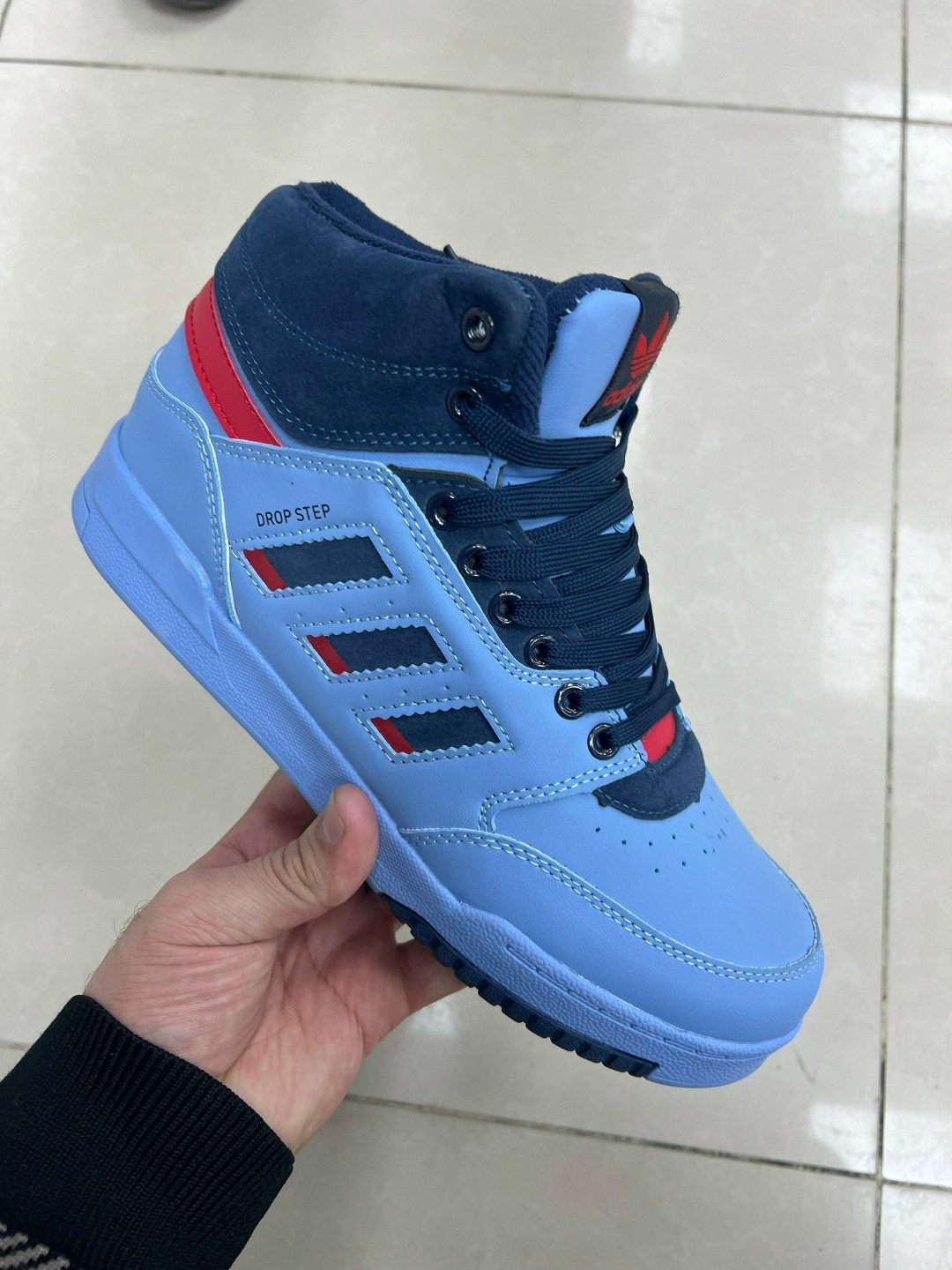 кроссовки adidas,,кроссовки originals drop step j,зимние кроссовки adidas,высокие кроссовки