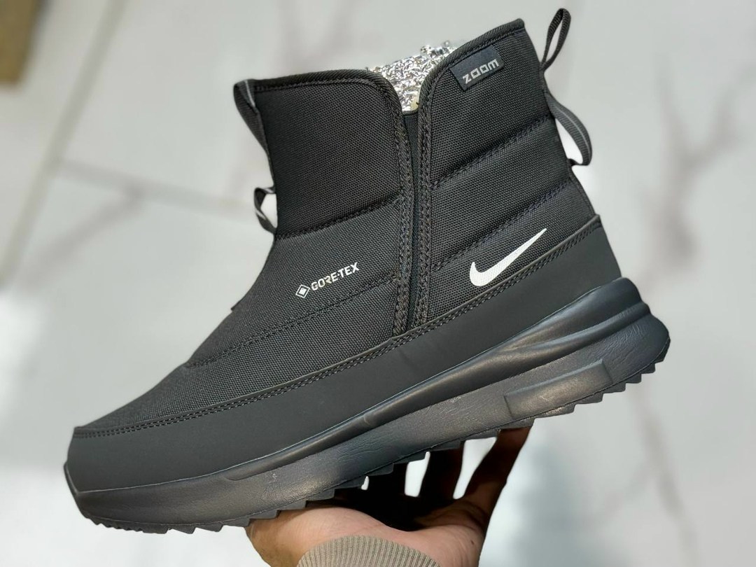 зимние сапоги nike,дутики мужские зимние найк,зимние сапоги nike цвет черный,сапоги nike,дутики ботинки высокие мужские зимние nike